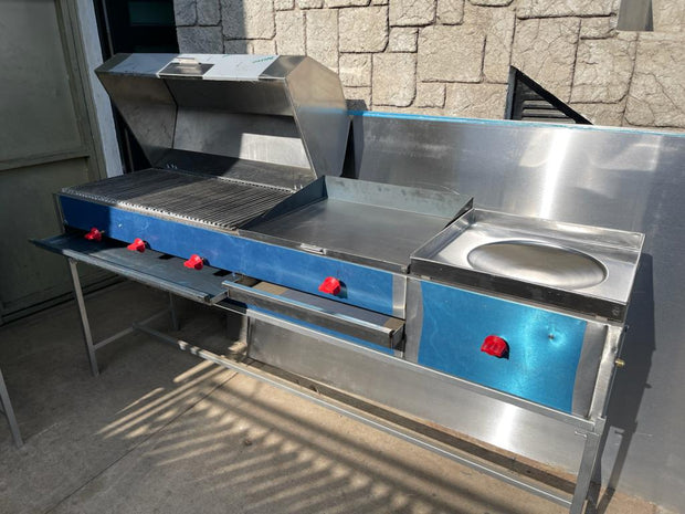 Asador Múltiple 210x50