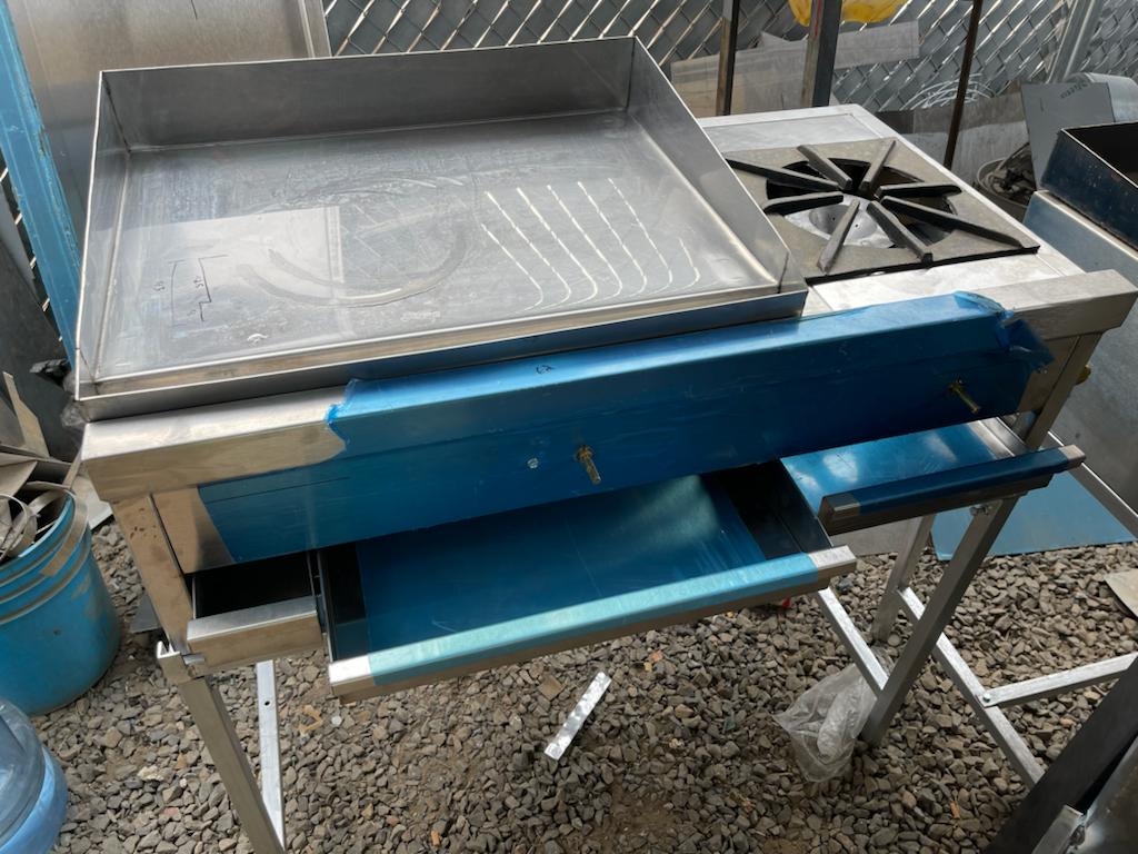 PLANCHA MAS QUEMADOR 80X50