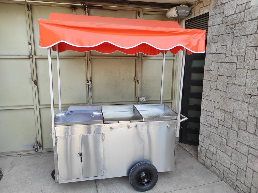 Carros para Tacos y Hot Dogs de Acero Inoxidable