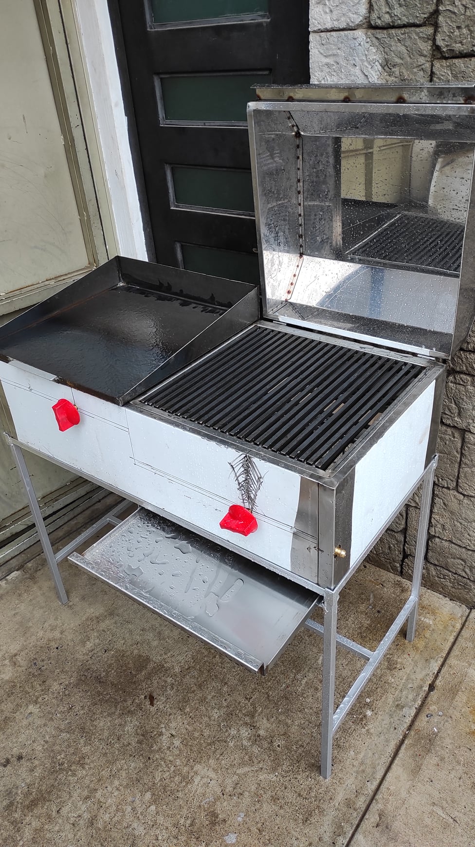 ASADOR MAS PLANCHA 100X50