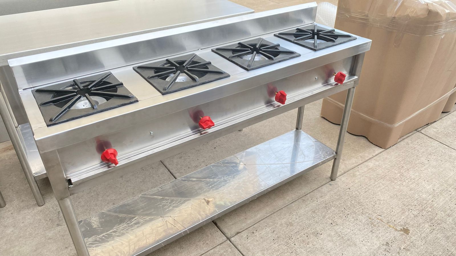 ESTUFA LINEAL 4 QUEMADORES