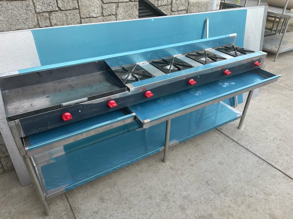 ESTUFA MAS PLANCHA 220X40