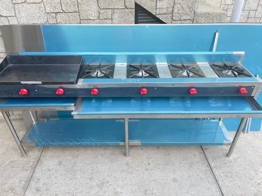 Estufa más Plancha 220x40