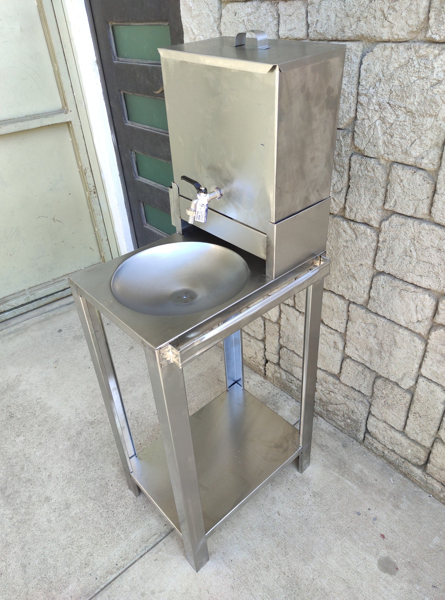 LAVAMANOS PORTATIL INOXIDABLE