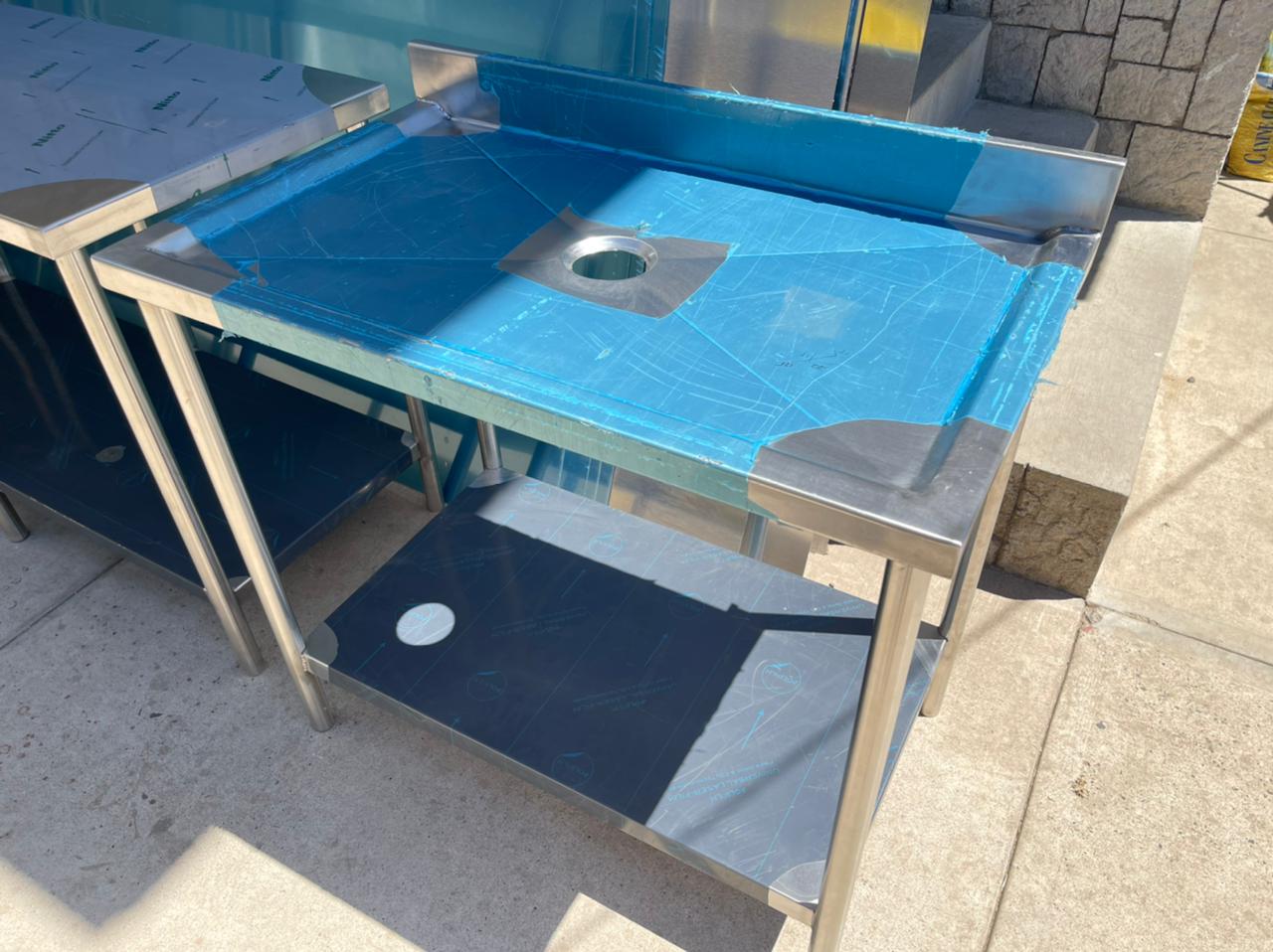 MESA PARA ESCURRIR 110X60