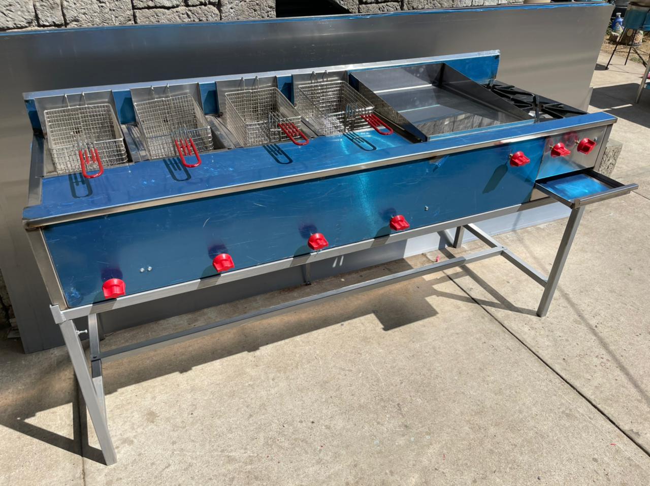 MULTIPLE 4 FREIDORAS 180X65