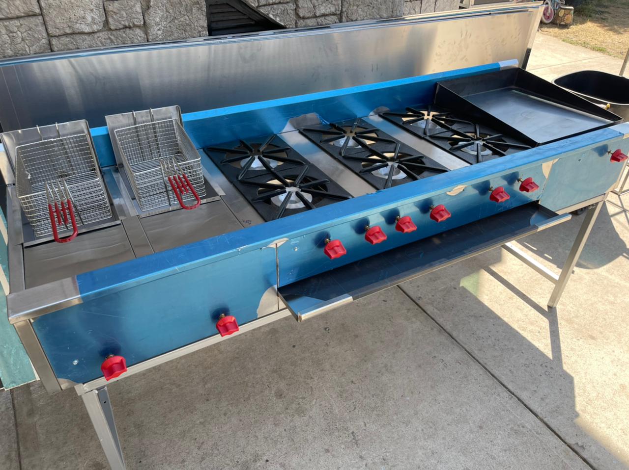 MULTIPLE 6 QUEMADORES 220X65