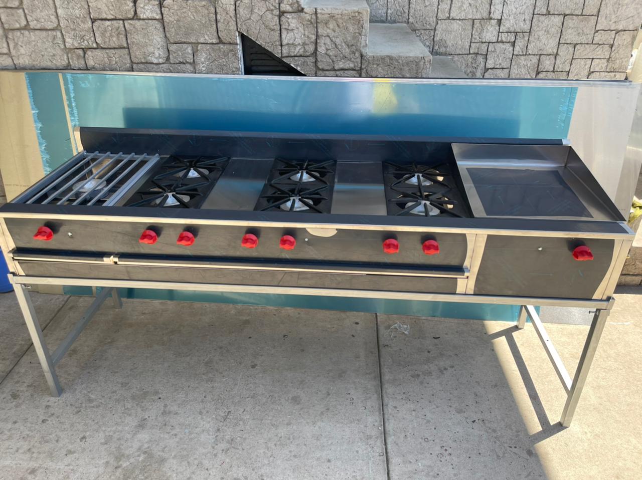 MULTIPLE 7 QUEMADORES 220X65