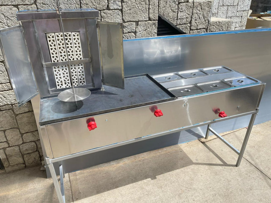Trompo al Pastor, Plancha y Baño María