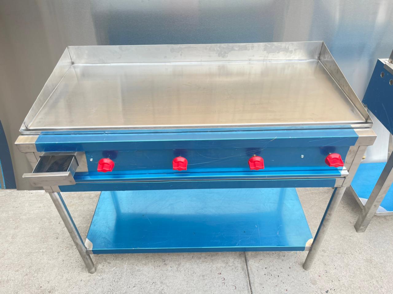 PLANCHA CON GRASERA 120X50