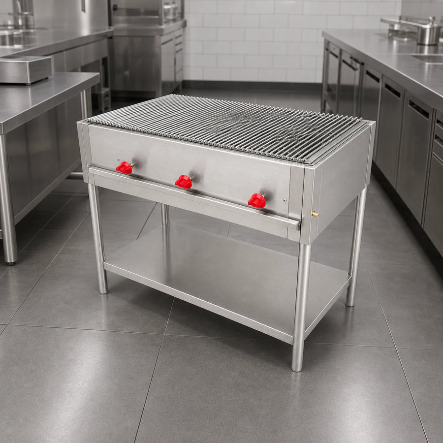 Asador de Carbón 100x60