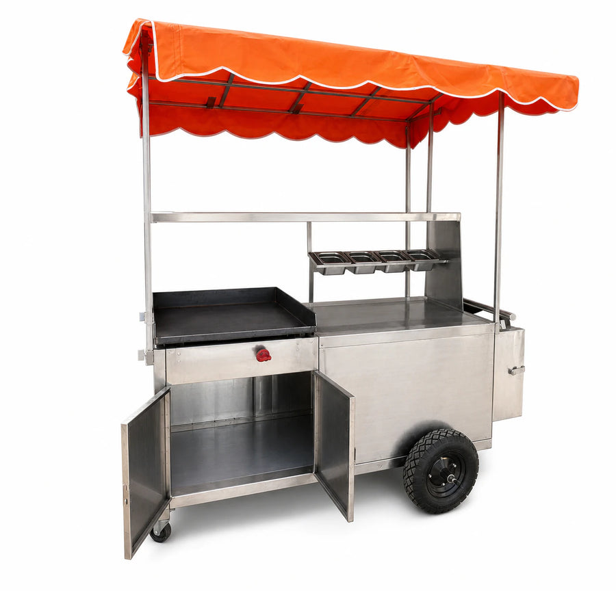 Carro para Hot Dog 160x60 Calibre 18
