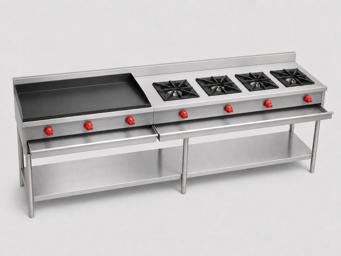 Estufa más Plancha 220x40