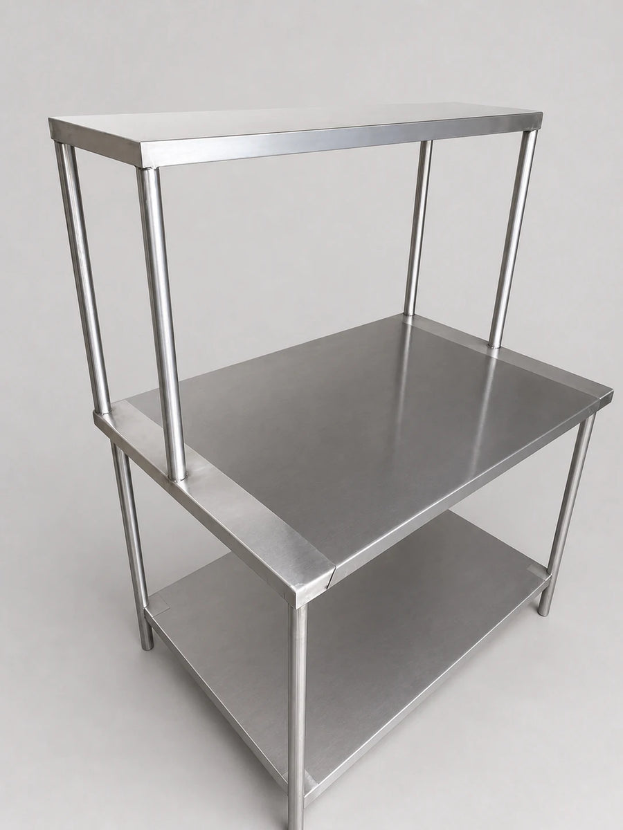 Mesa Chef con Repisa 120x80