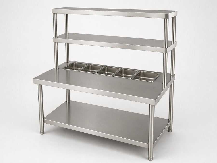 Mesa Chef Profesional 150x80x150