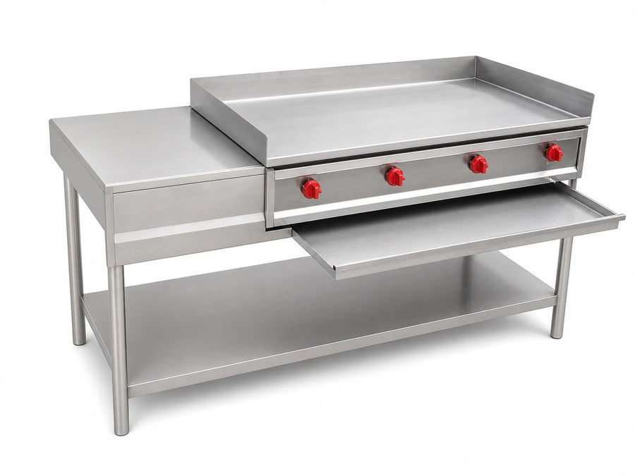Plancha con Mesa 130x65
